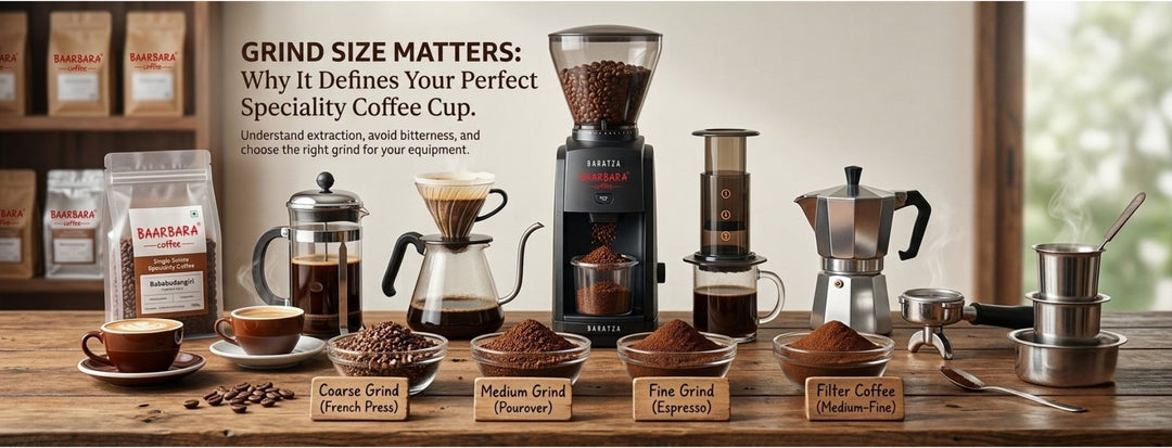 Why Grind Size Matters in Speciality Coffee and How Do You Choose What Is Right For You ?