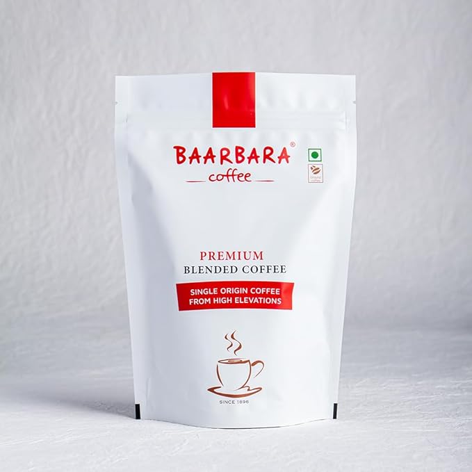 Premium Grade 'A' Coffee Beans Powder | Blended Arabica Coffee | Black Coffee (Pack of 2)