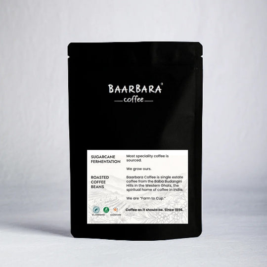 Sugarcane Fermentation Roasted Coffee Beans Sample Packet